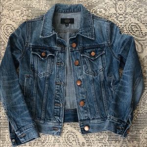 J. Crew Indigo Petite Denim Jean Jacket XS